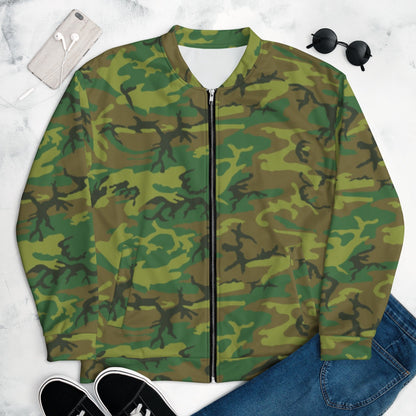 American ERDL Lowland CAMO Unisex Bomber Jacket - XS