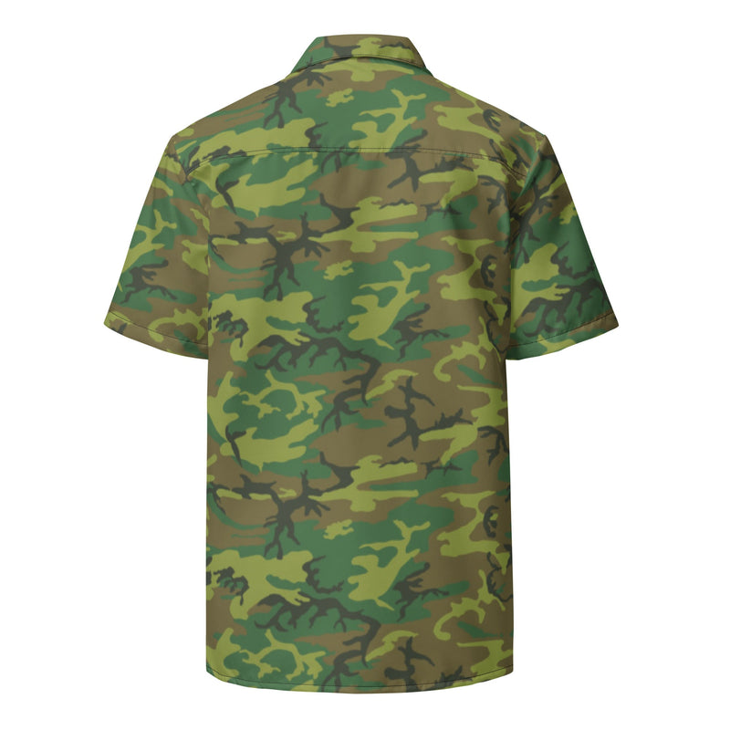 ERDL Lowland CAMO Unisex Short-Sleeve Button Shirt - Button-Up