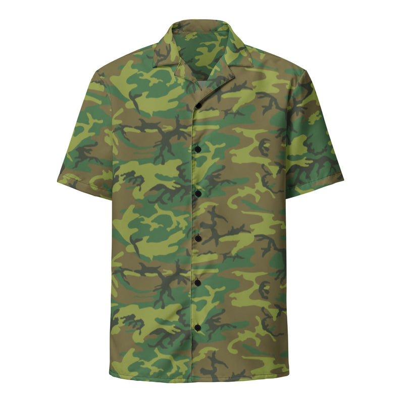 ERDL Lowland CAMO Unisex Short-Sleeve Button Shirt - Button-Up