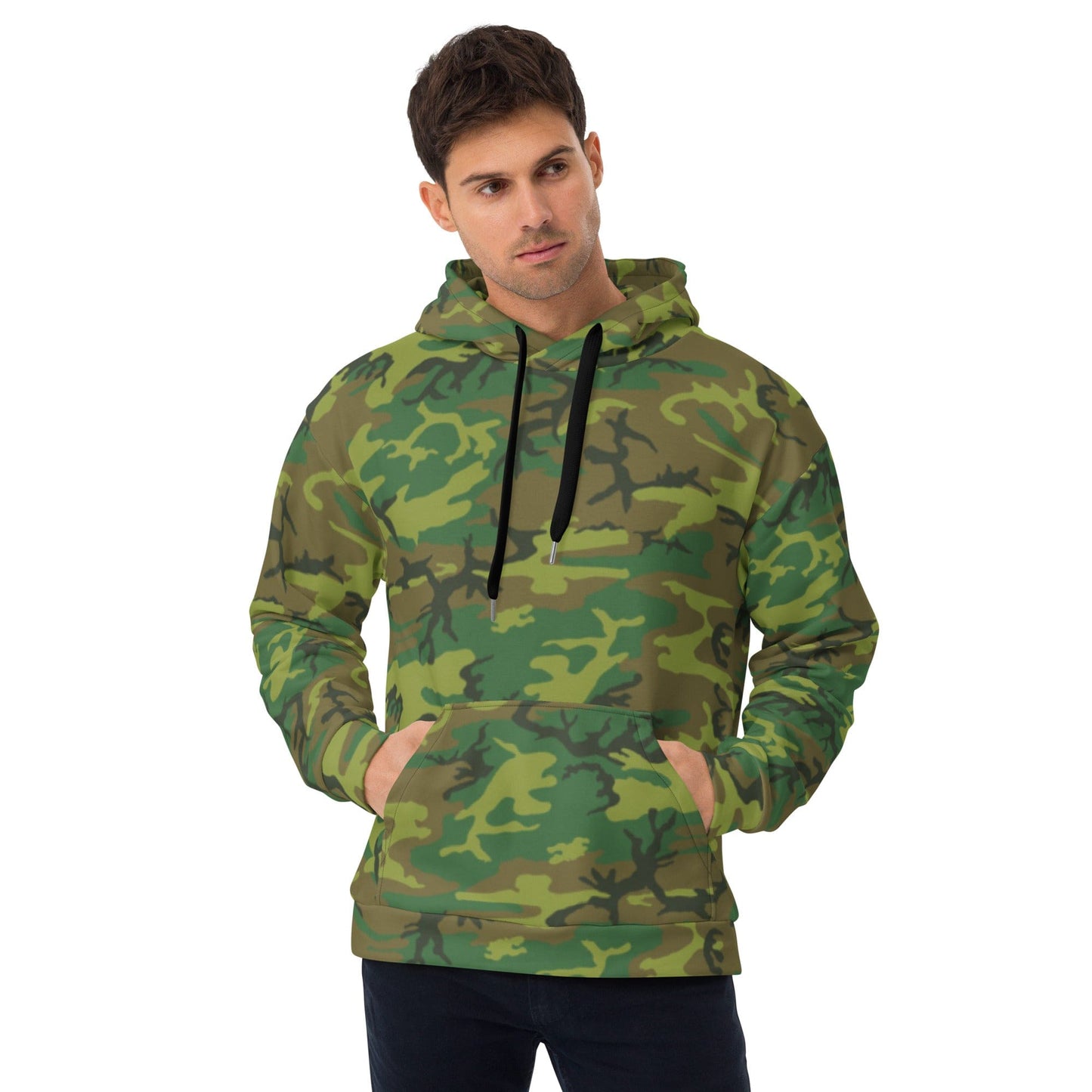 American ERDL Lowland CAMO Unisex Hoodie - 2XS