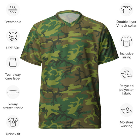 American ERDL Lowland CAMO unisex sports jersey Sports Jerseys