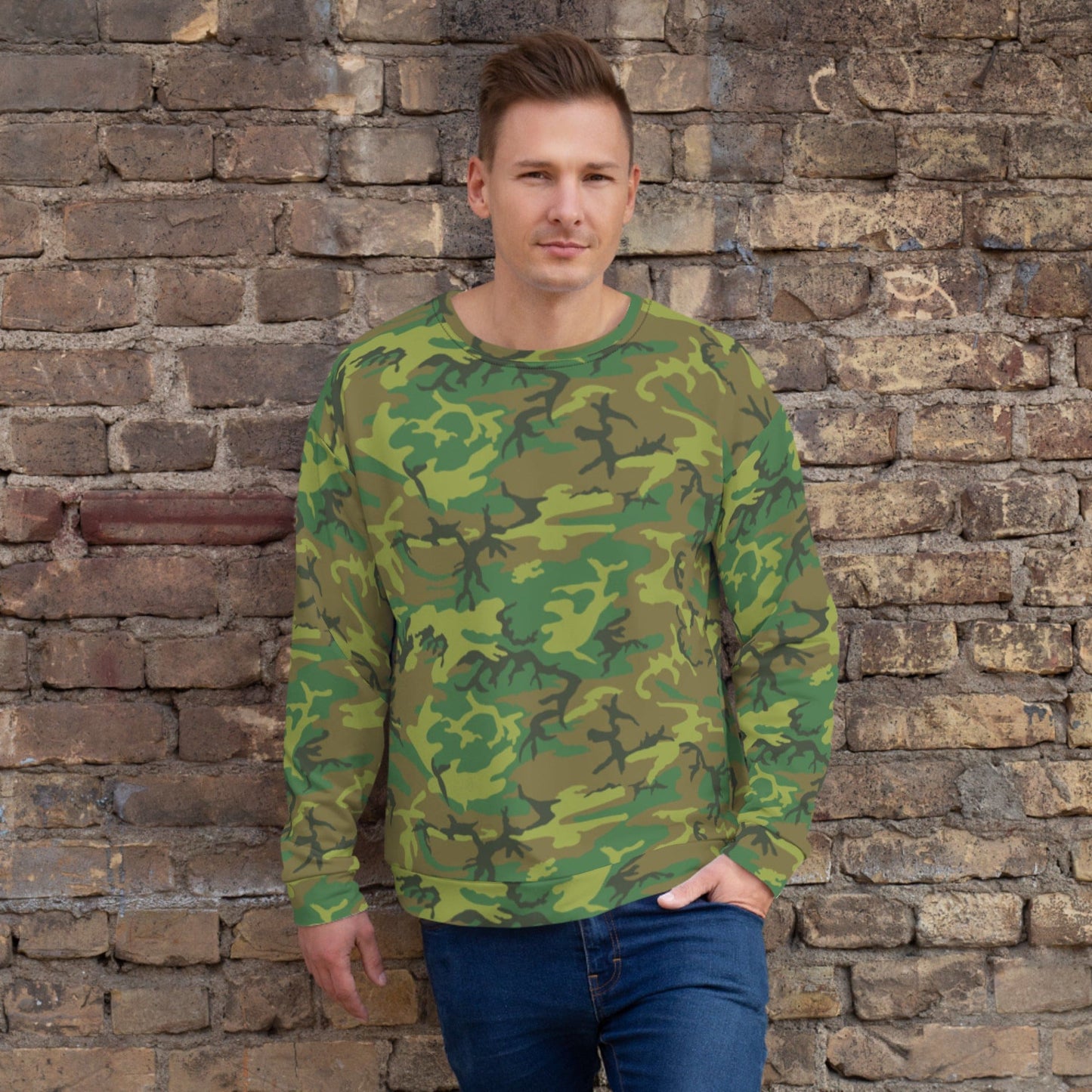 American ERDL Lowland CAMO Unisex Sweatshirt - XS