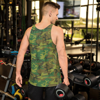 American ERDL Lowland CAMO Unisex Tank Top - Tops