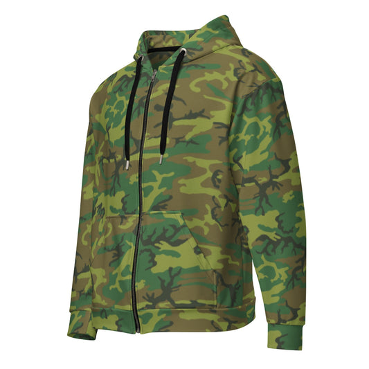 American ERDL Lowland CAMO Unisex zip hoodie - 2XS - Zip Hoodie