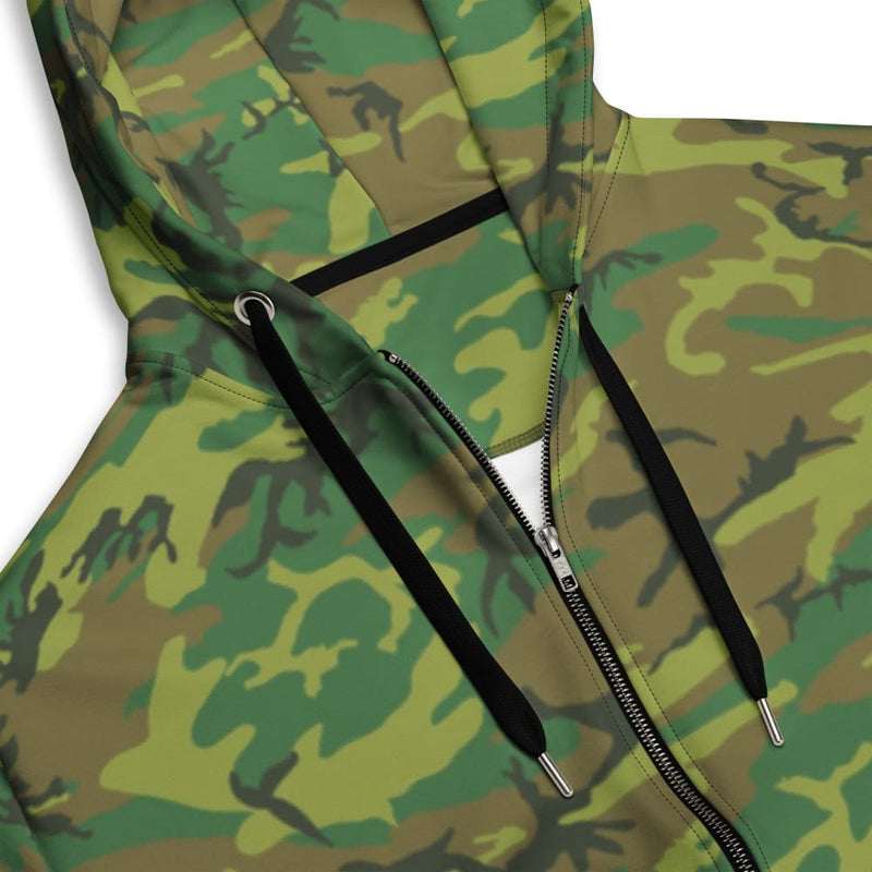 American ERDL Lowland CAMO Unisex zip hoodie