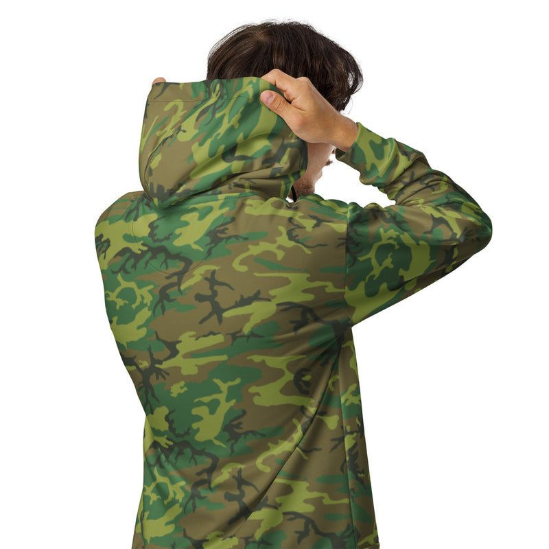 American ERDL Lowland CAMO Unisex Zip Hoodie