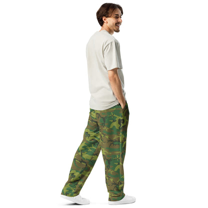 American ERDL Lowland CAMO Wide-leg joggers - Joggers