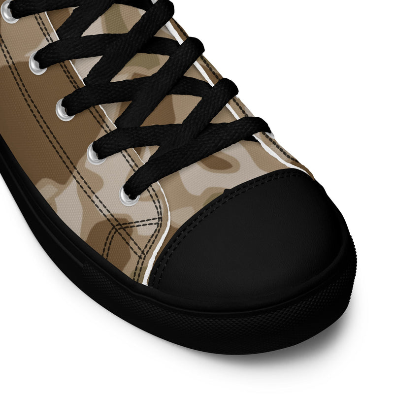 American Frog Skin Arid CAMO Mens High-Top Canvas Shoes