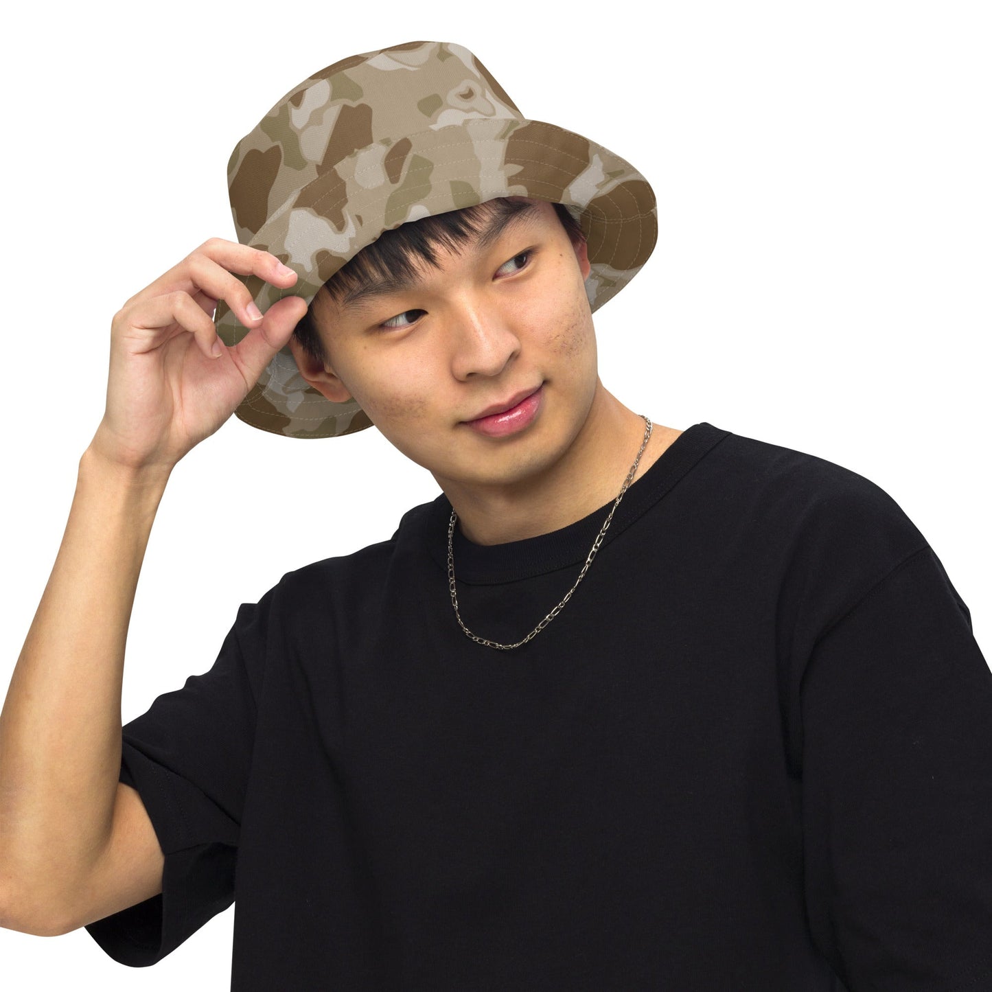 American Frog Skin Arid CAMO Reversible bucket hat - Bucket Hats