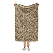 American Frog Skin Arid CAMO Sherpa Blanket - 37″×57″