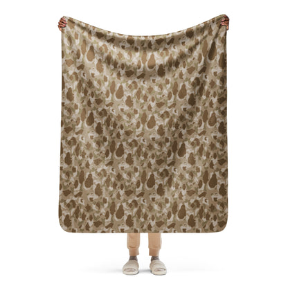 American Frog Skin Arid CAMO Sherpa blanket - 50″×60″ - Blankets