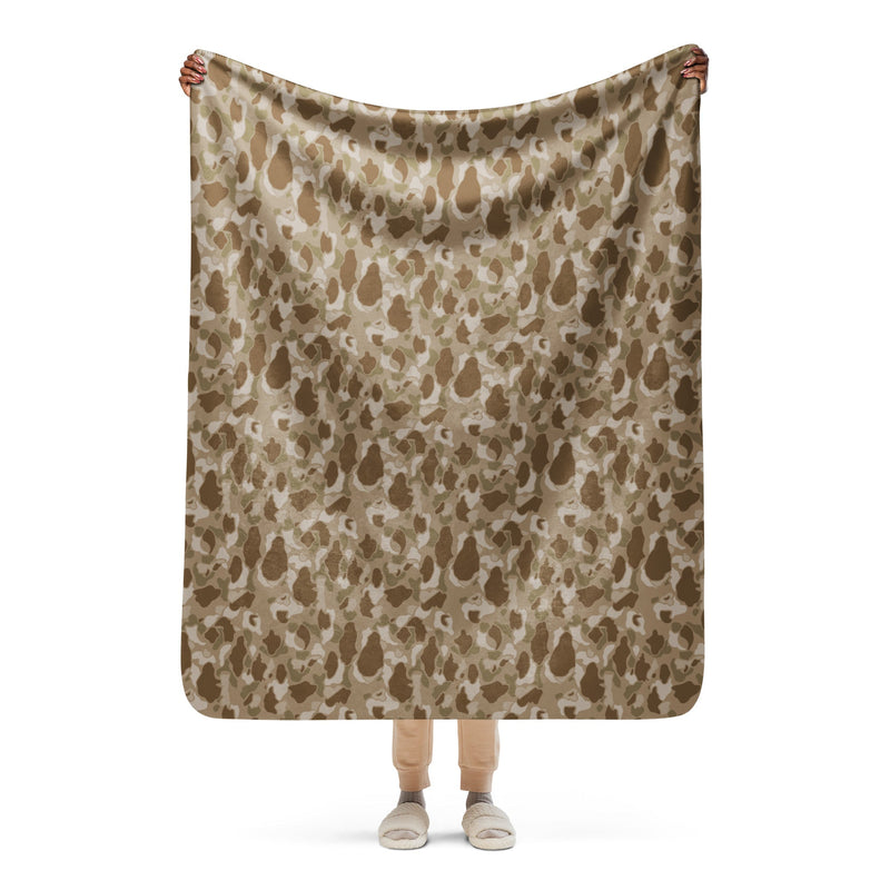 American Frog Skin Arid CAMO Sherpa Blanket - 50″×60″