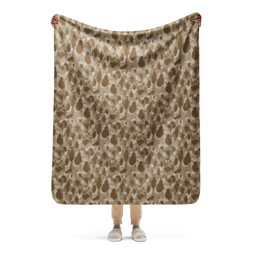 American Frog Skin Arid CAMO Sherpa Blanket - 50″×60″