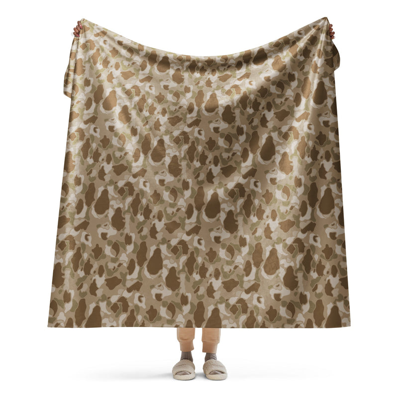 American Frog Skin Arid CAMO Sherpa Blanket - 60″×80″