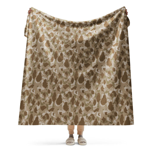 American Frog Skin Arid CAMO Sherpa Blanket - 60″×80″