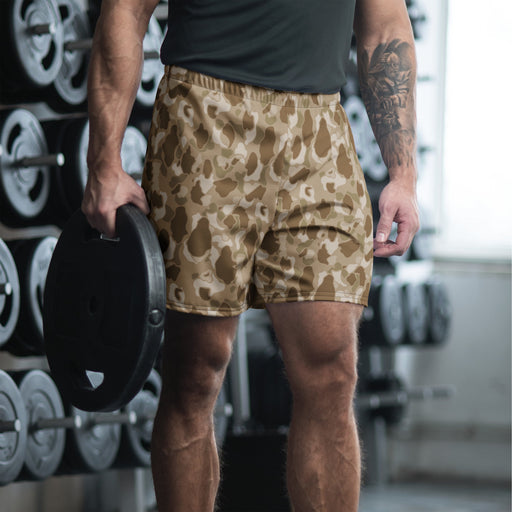 American Frog Skin Arid CAMO Unisex Athletic Long Shorts - 2XS