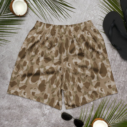 American Frog Skin Arid CAMO Unisex Athletic Long Shorts
