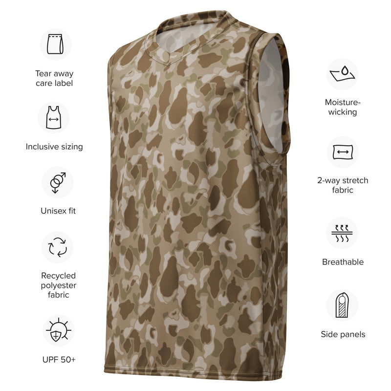 American Frog Skin Arid CAMO Unisex Basketball Jersey