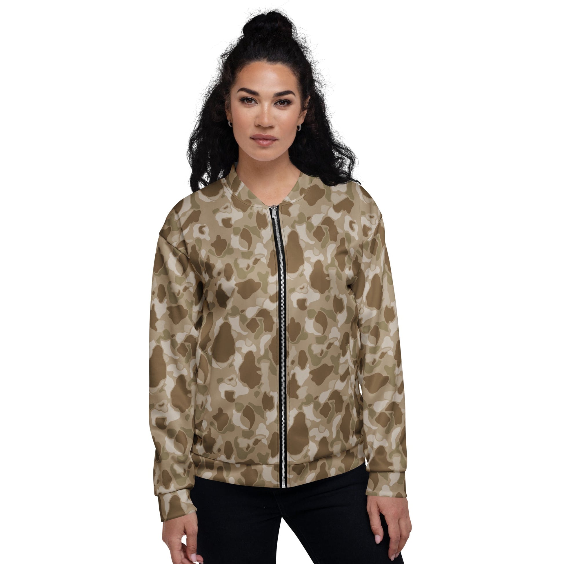 American Frog Skin Arid CAMO Unisex Bomber Jacket - Jackets