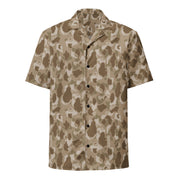 American Frog Skin Arid CAMO Unisex Short-Sleeve Button Shirt