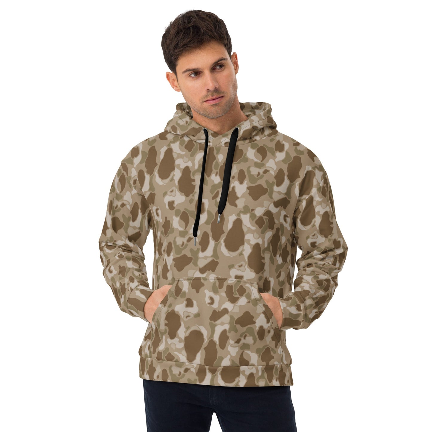 American Frog Skin Arid CAMO Unisex Hoodie - 2XS - Hoodies