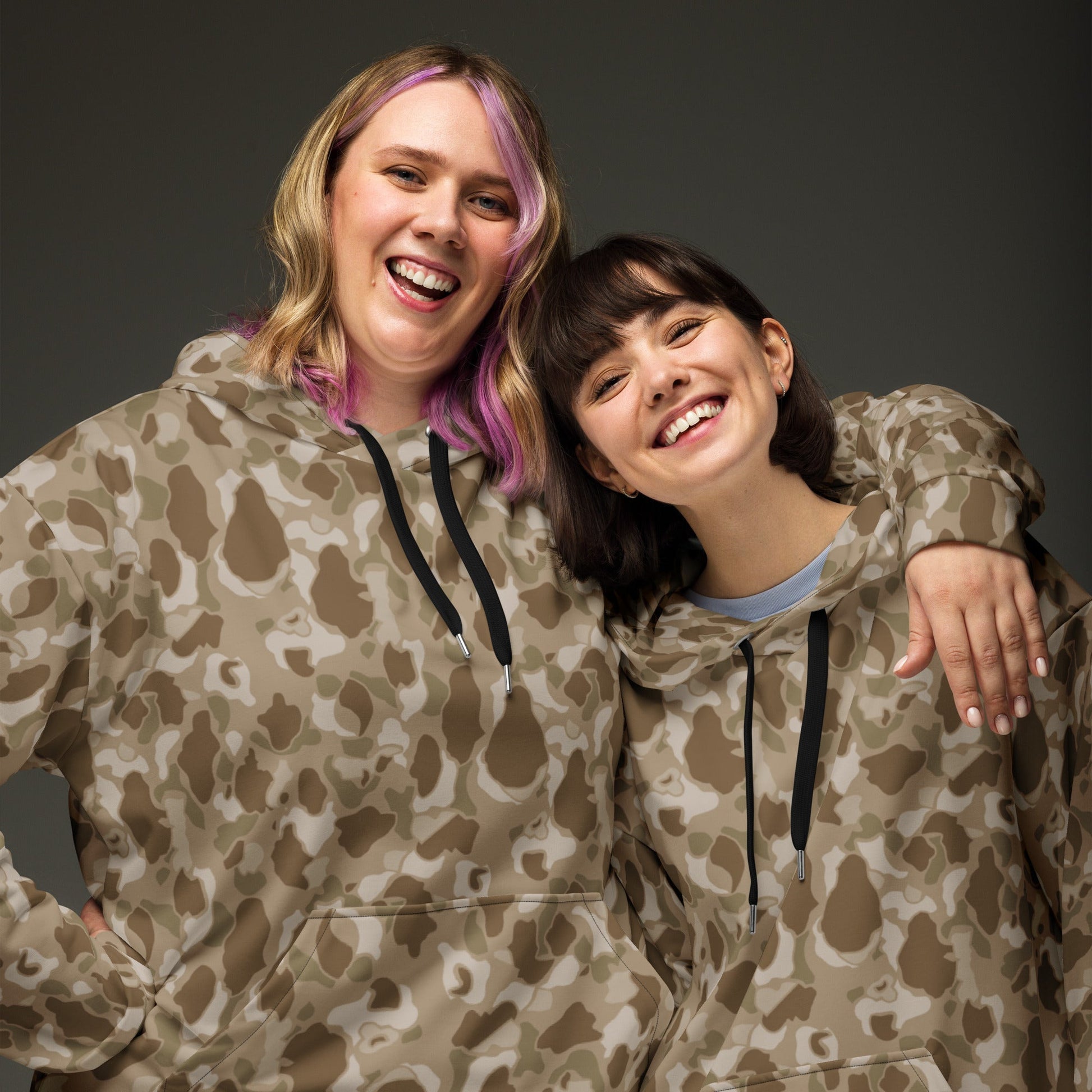 American Frog Skin Arid CAMO Unisex Hoodie - Hoodies