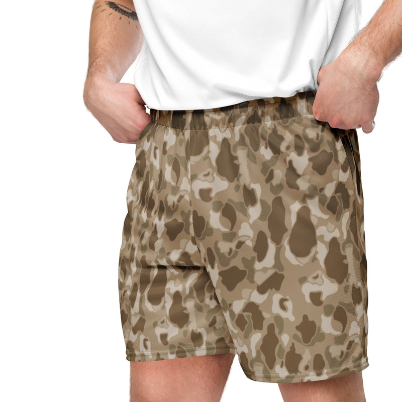 American Frog Skin Arid CAMO Unisex Mesh Shorts