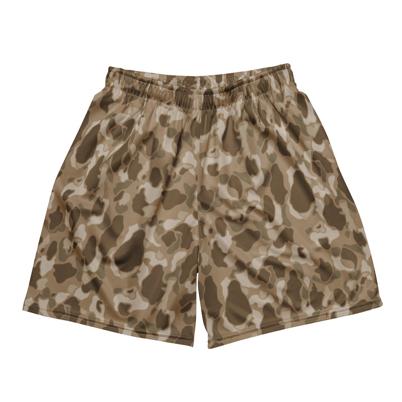 American Frog Skin Arid CAMO Unisex Mesh Shorts - 2XS