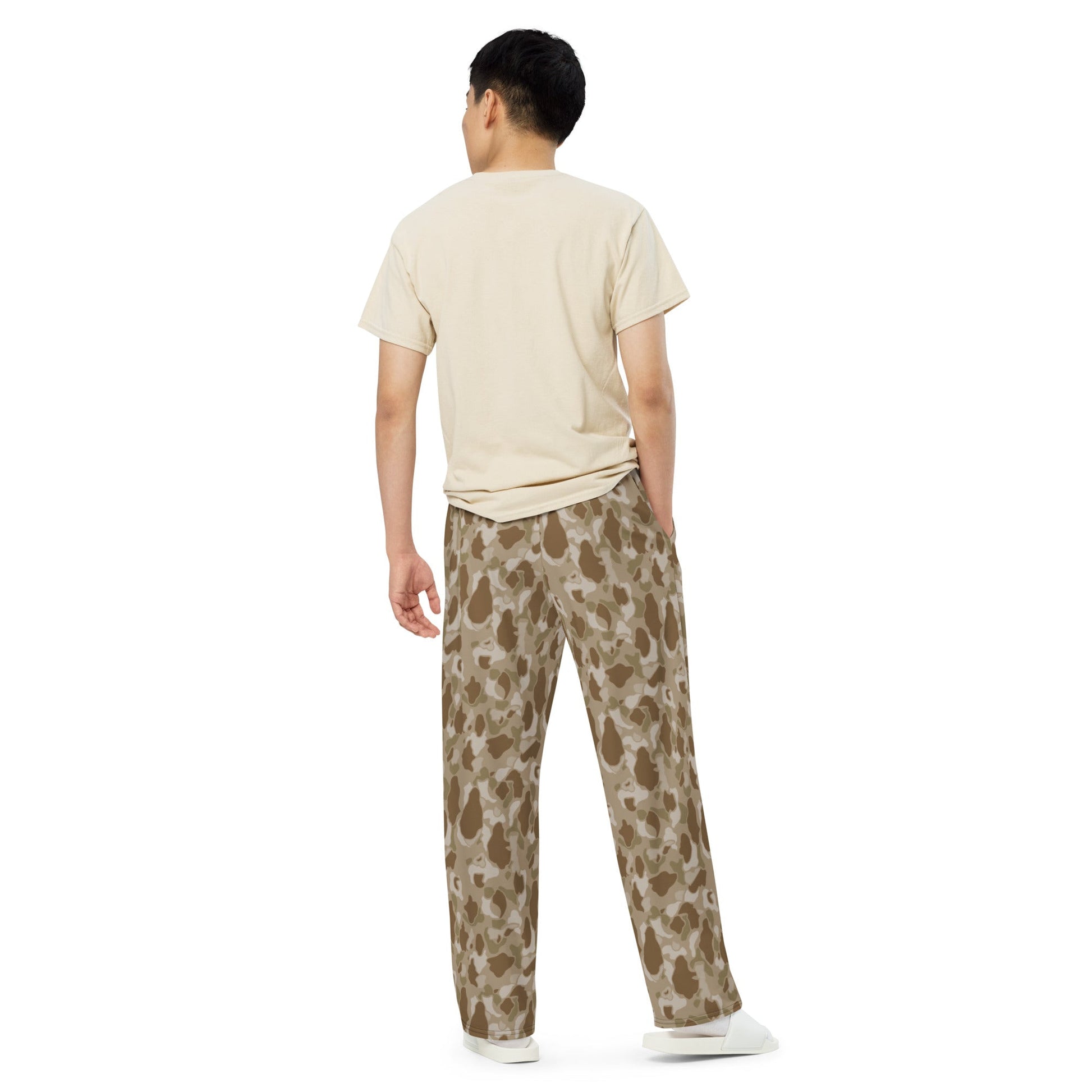 American Frog Skin Arid CAMO unisex wide-leg pants - Wide-leg Pants