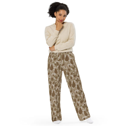 American Frog Skin Arid CAMO unisex wide-leg pants - Wide-leg Pants