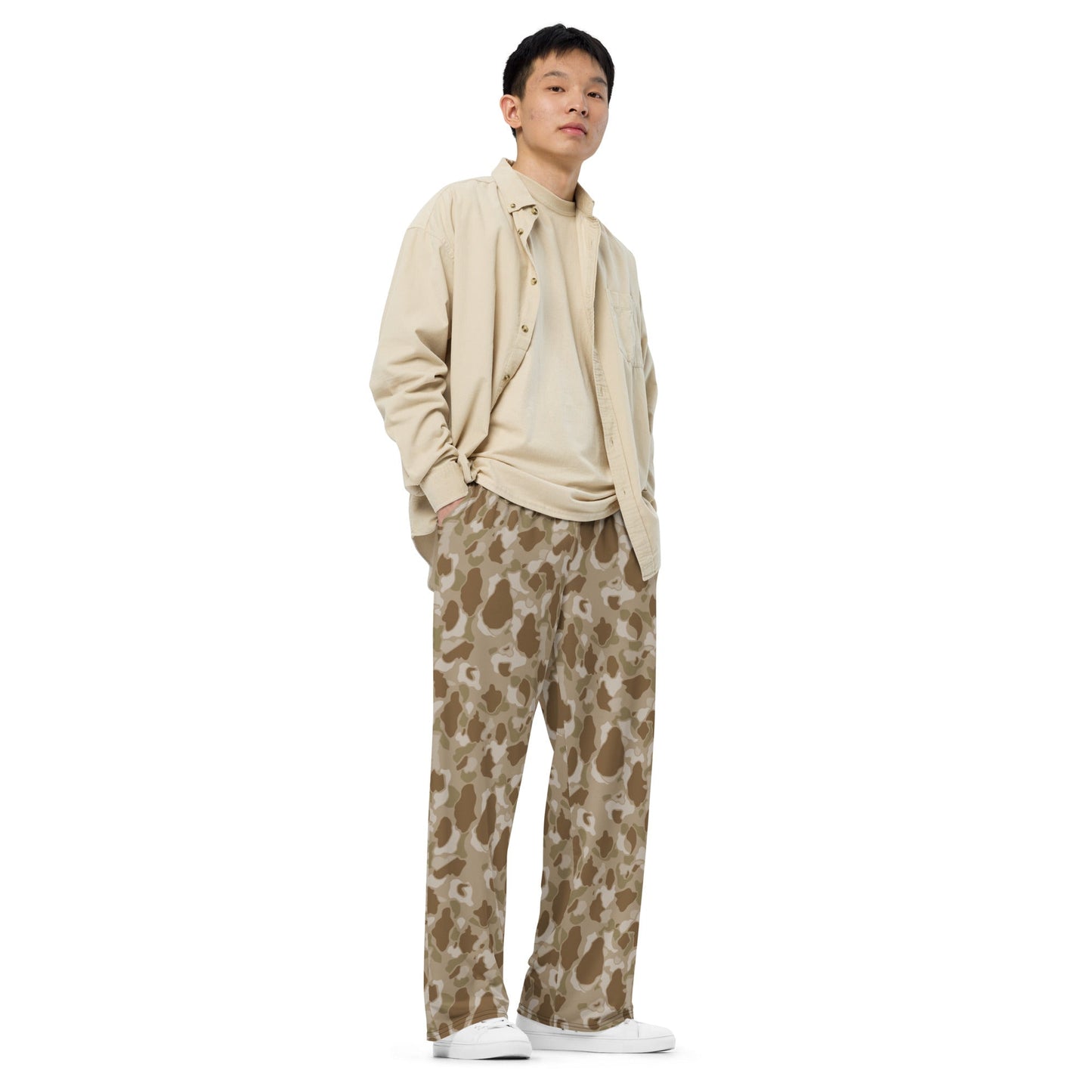 American Frog Skin Arid CAMO unisex wide-leg pants - Wide-leg Pants
