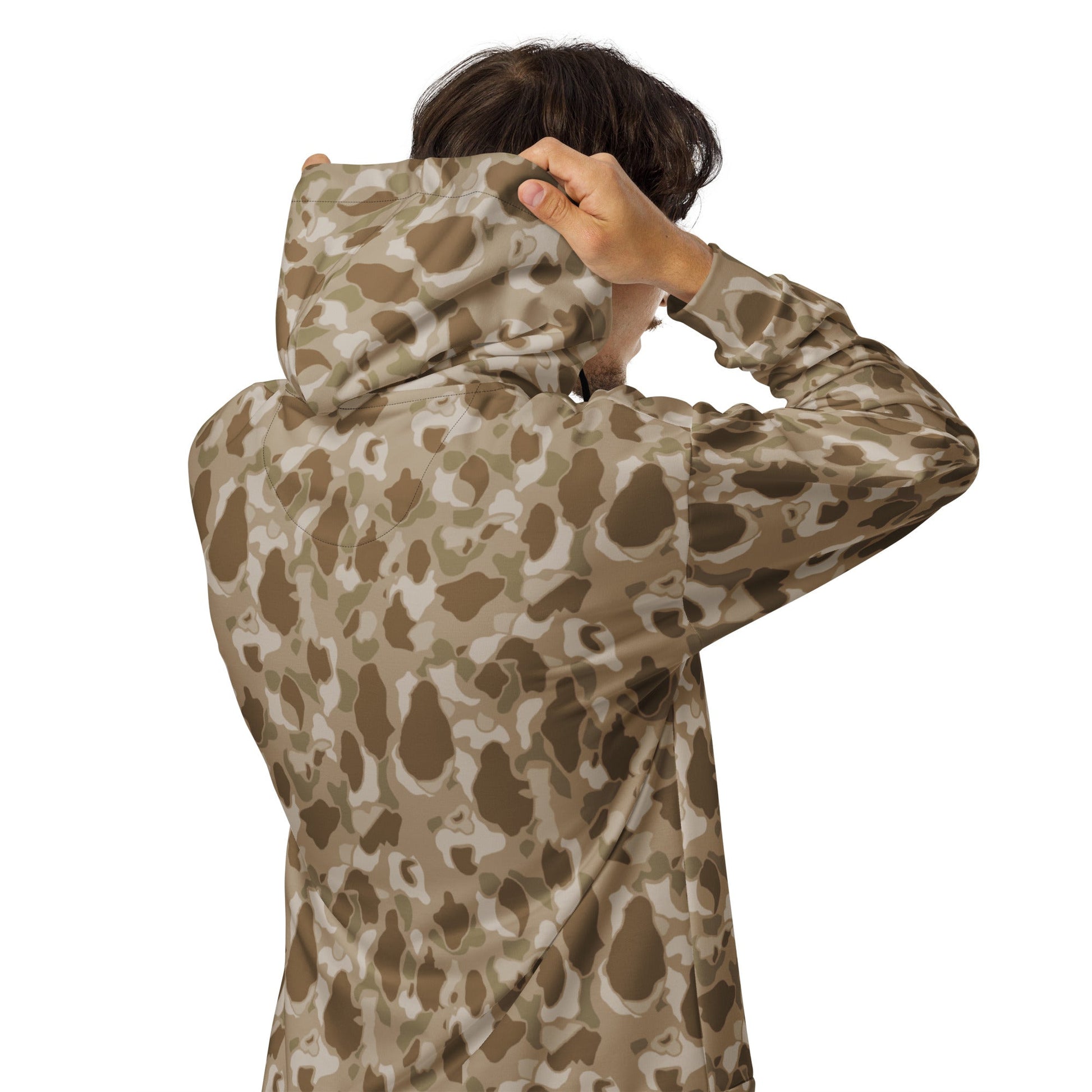 American Frog Skin Arid CAMO Unisex zip hoodie - Zip Hoodies