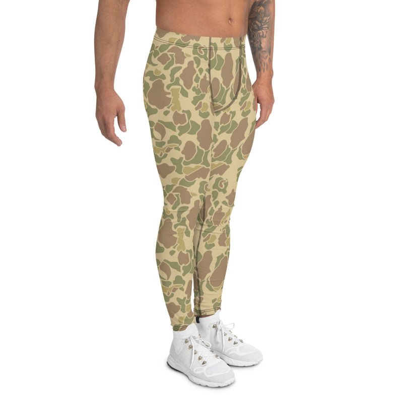 Frog Skin Coastal Sand CAMO Mens Leggings - Men