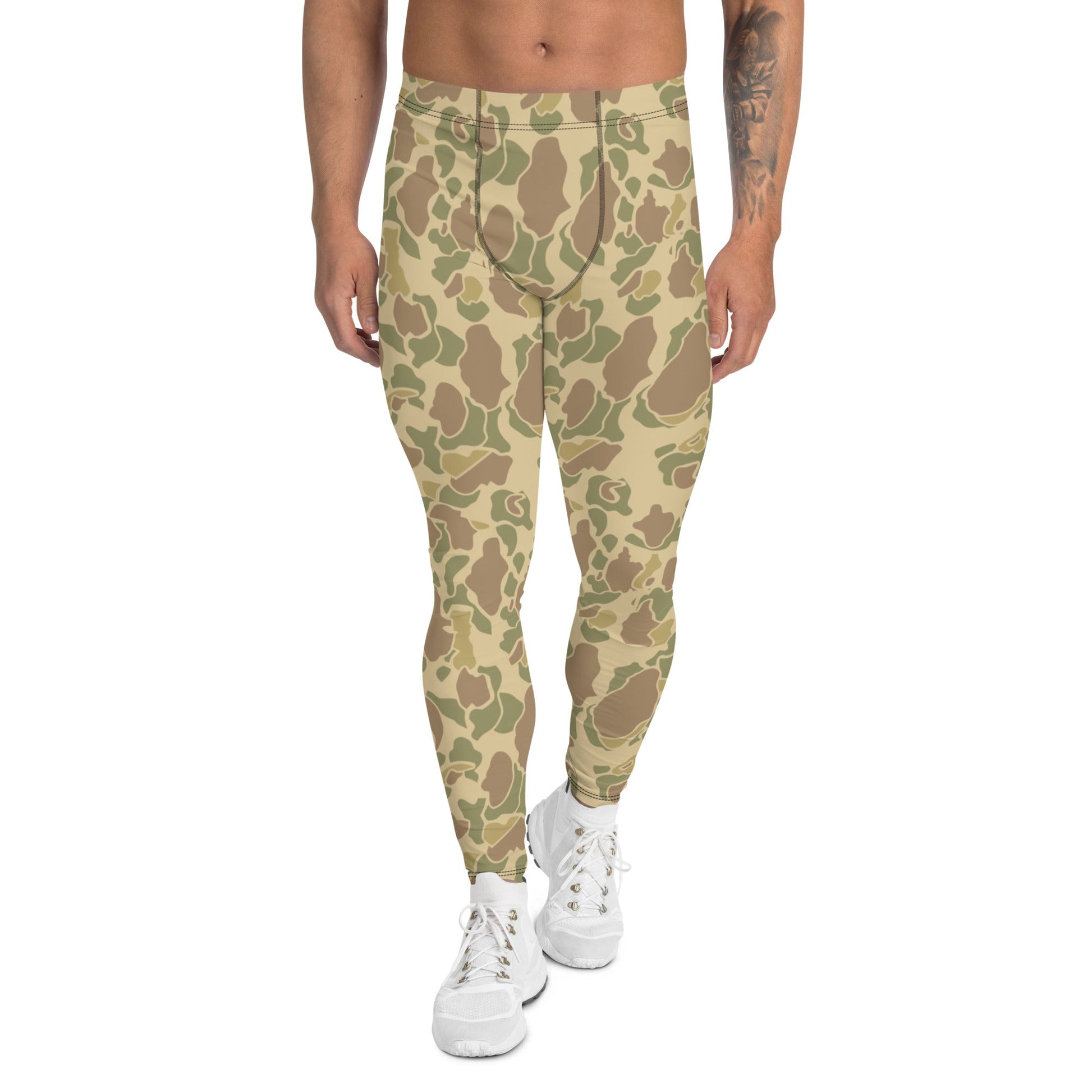 American Frog Skin Beach CAMO Mens Leggings - XS