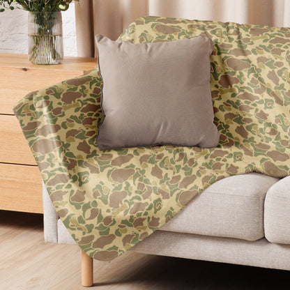 American Frog Skin Beach CAMO Sherpa Blanket