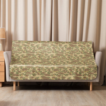 American Frog Skin Beach CAMO Sherpa Blanket