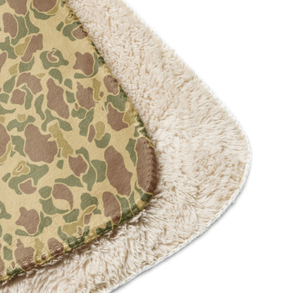 American Frog Skin Beach CAMO Sherpa Blanket
