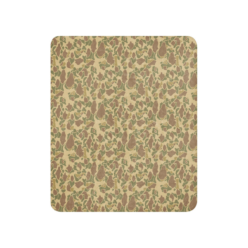 American Frog Skin Beach CAMO Sherpa Blanket