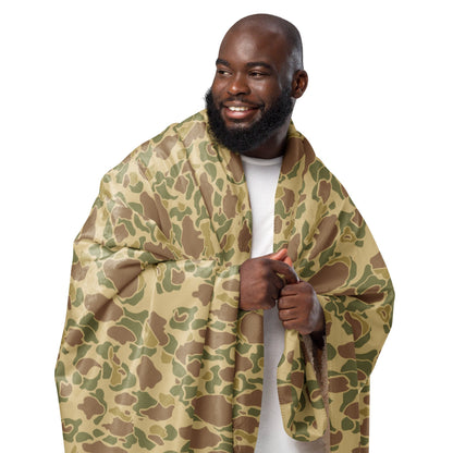 American Frog Skin Beach CAMO Sherpa Blanket