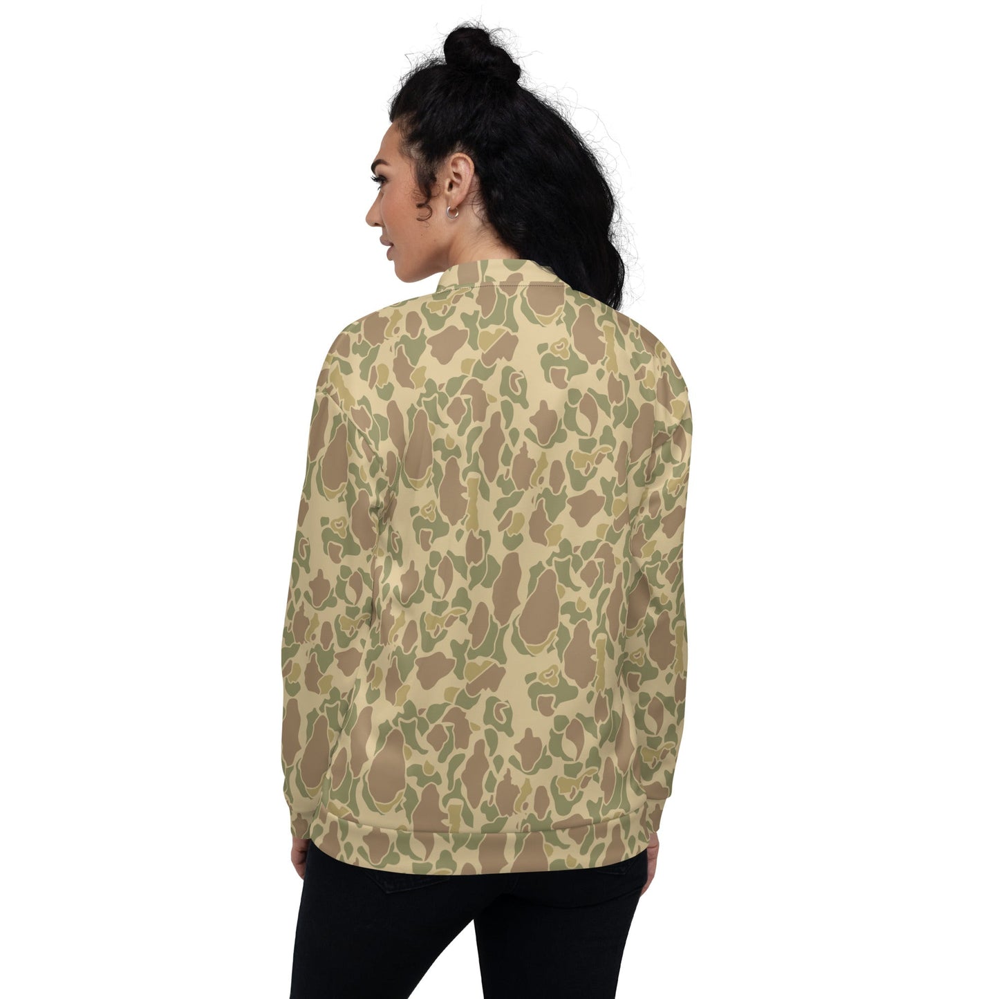 American Frog Skin Beach CAMO Unisex Bomber Jacket - Jackets