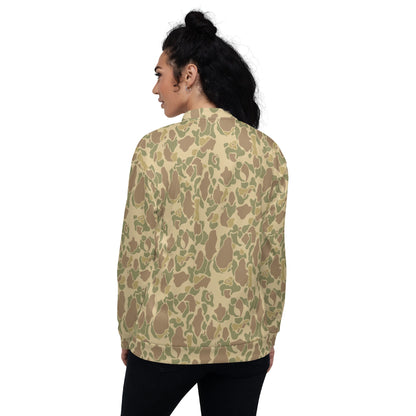 American Frog Skin Beach CAMO Unisex Bomber Jacket - Jackets