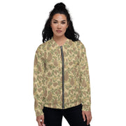 Frog Skin Coastal Sand CAMO Unisex Bomber Jacket