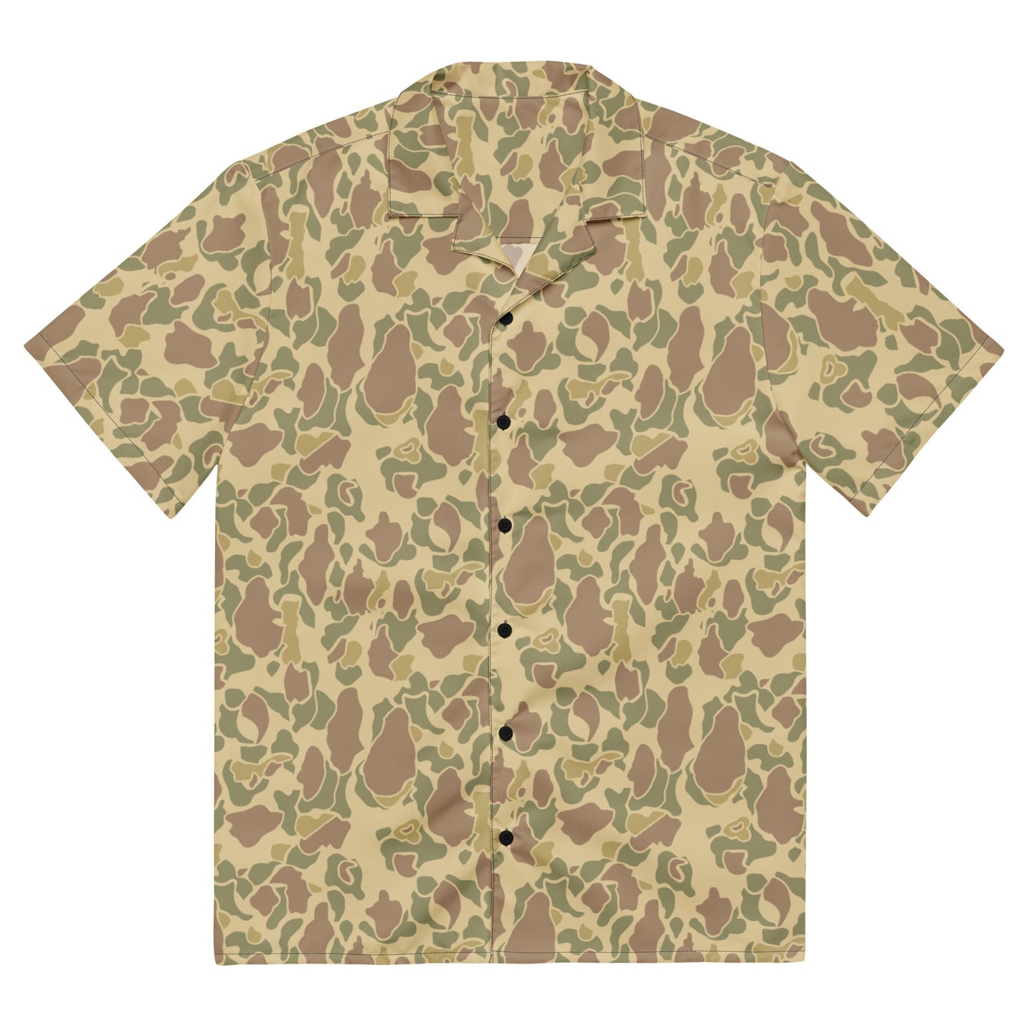 American Frog Skin Beach CAMO Unisex button shirt 2XS Button Shirts