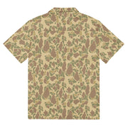 American Frog Skin Beach CAMO Unisex Short-Sleeve Button Shirt