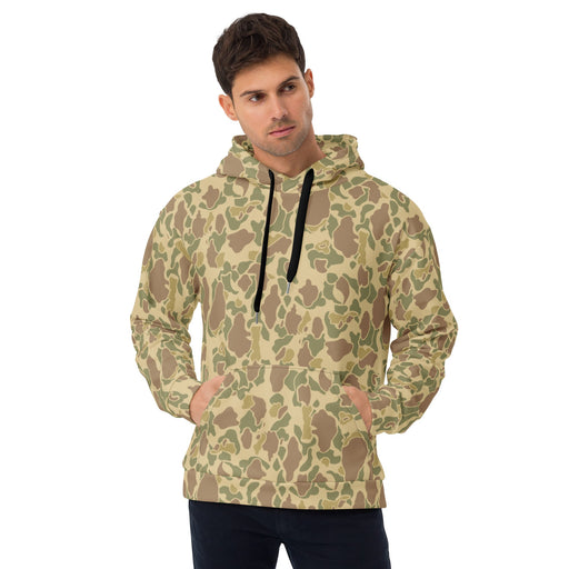 American Frog Skin Beach CAMO Unisex Hoodie - 2XS