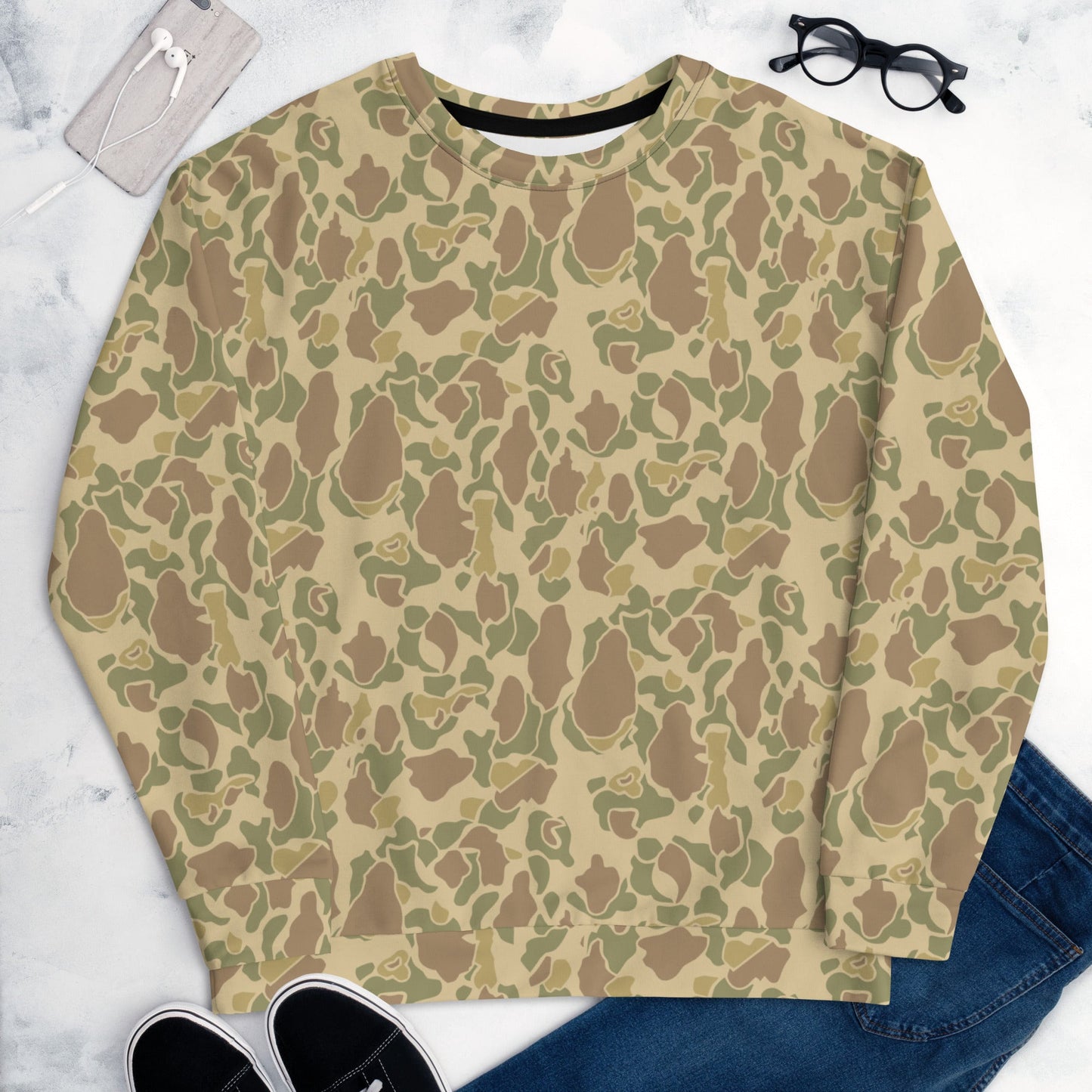 American Frog Skin Beach CAMO Unisex Sweatshirt Sweatshirts