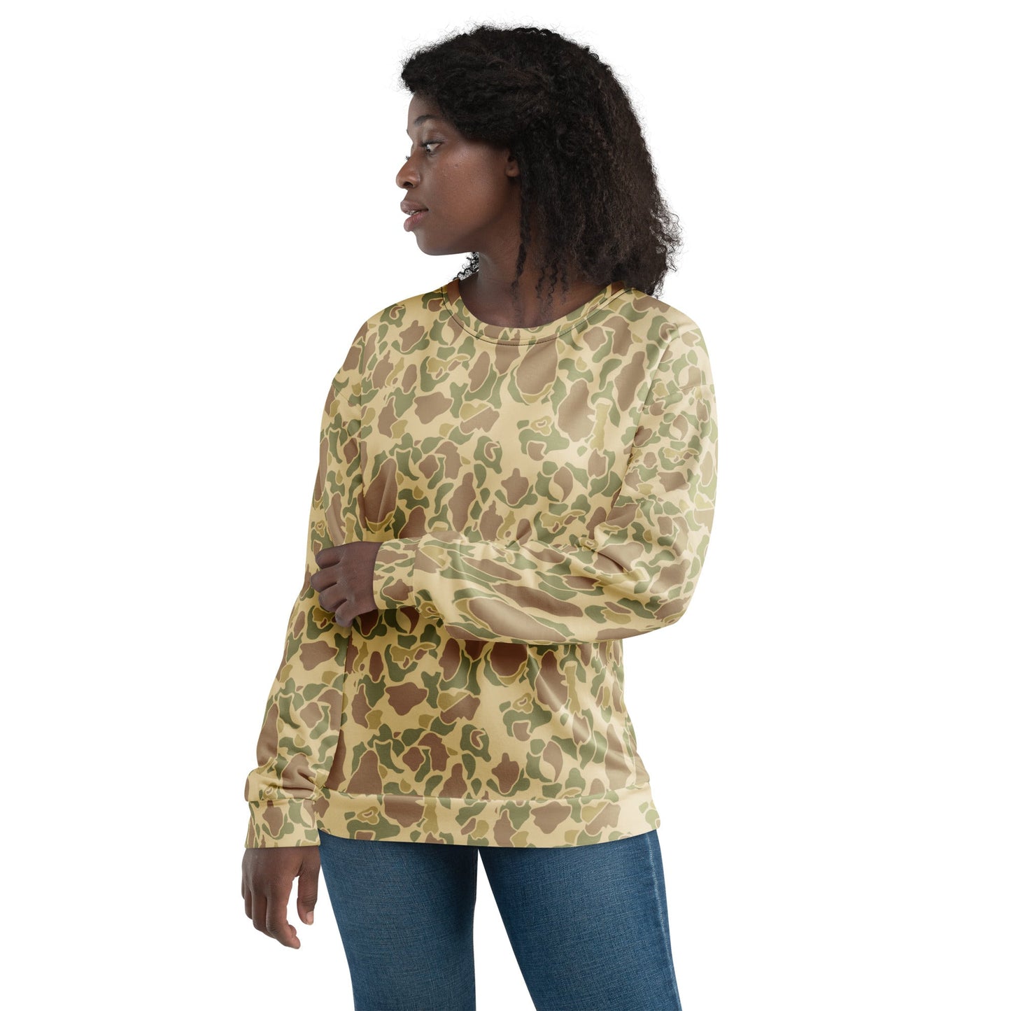 American Frog Skin Beach CAMO Unisex Sweatshirt Sweatshirts