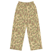 American Frog Skin Beach CAMO Unisex Wide-Leg Leisure Pants - 2XS