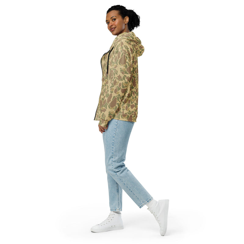 American Frog Skin Beach CAMO Unisex Zip Hoodie