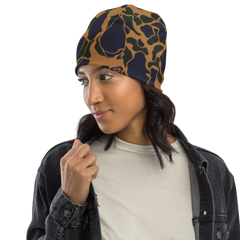 Frog Skin Dusk CAMO Beanie - Head